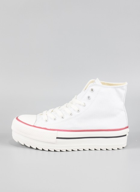 Botín Victoria Tribu Doble blanco