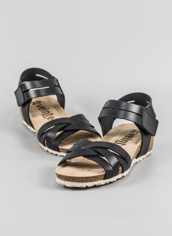 Sandalias TREND en color negro para mujer