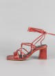 Sandalia Keslem 28103 vermelho