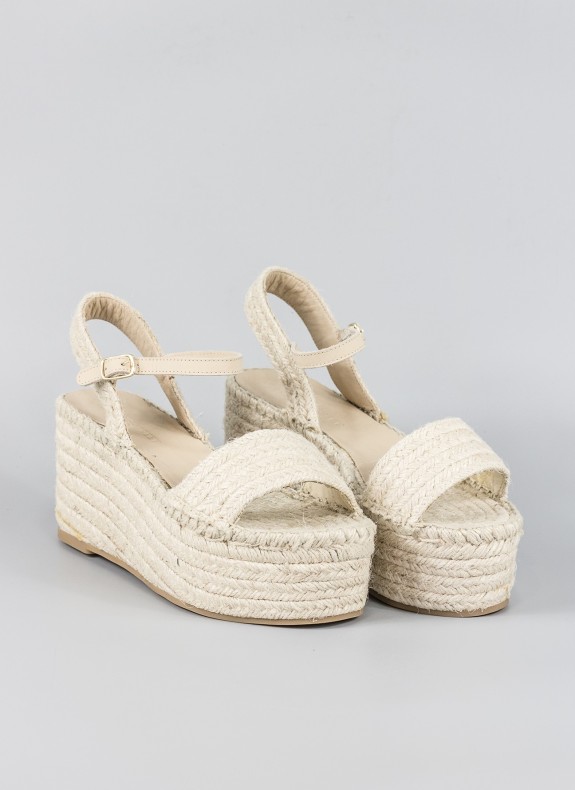Alpargatas FEELING STREET em cor beige para mulher