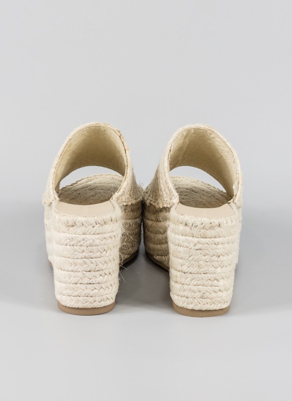 Zeppe di juta FEELING STREET in colore beige per le donne