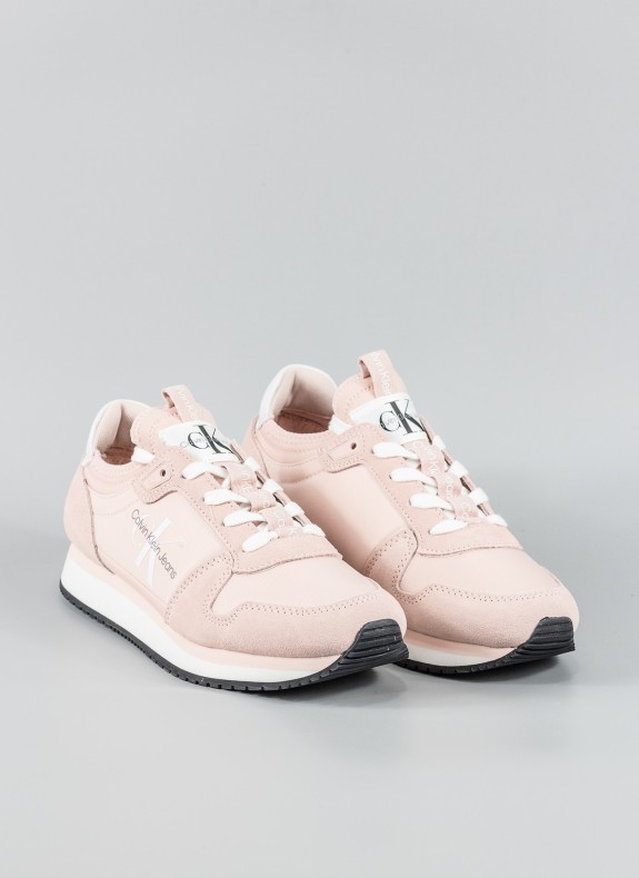 Zapatillas CALVIN KLEIN em cor nude para mulher