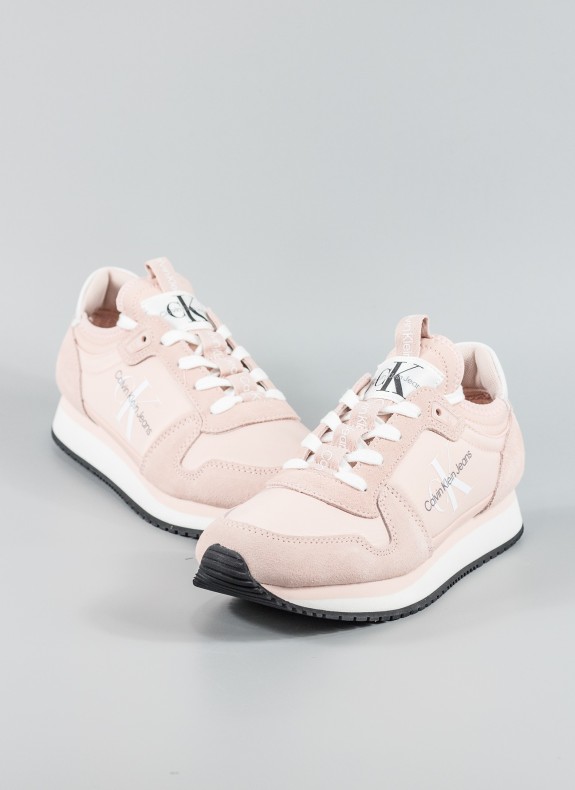 Zapatillas CALVIN KLEIN em cor nude para mulher