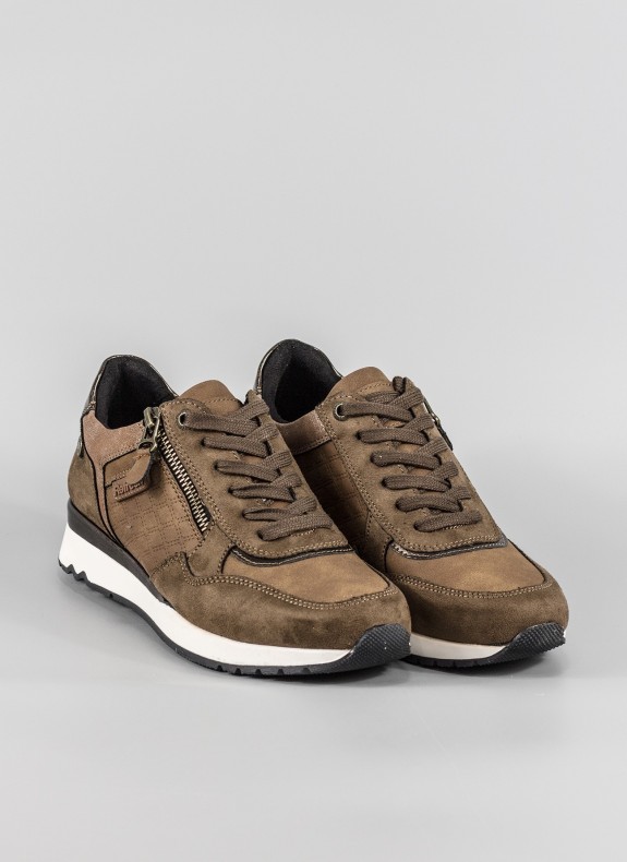 Zapatillas REFRESH em cor taupe para mulher