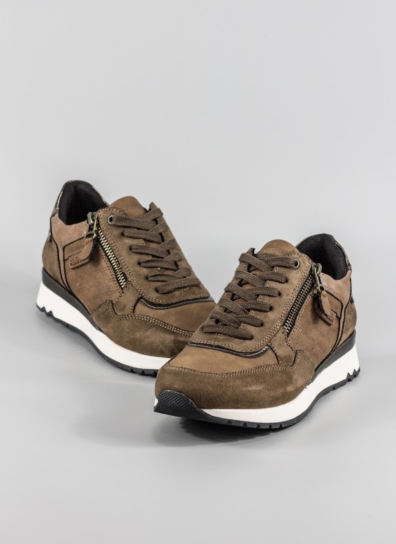 Zapatillas REFRESH em cor taupe para mulher