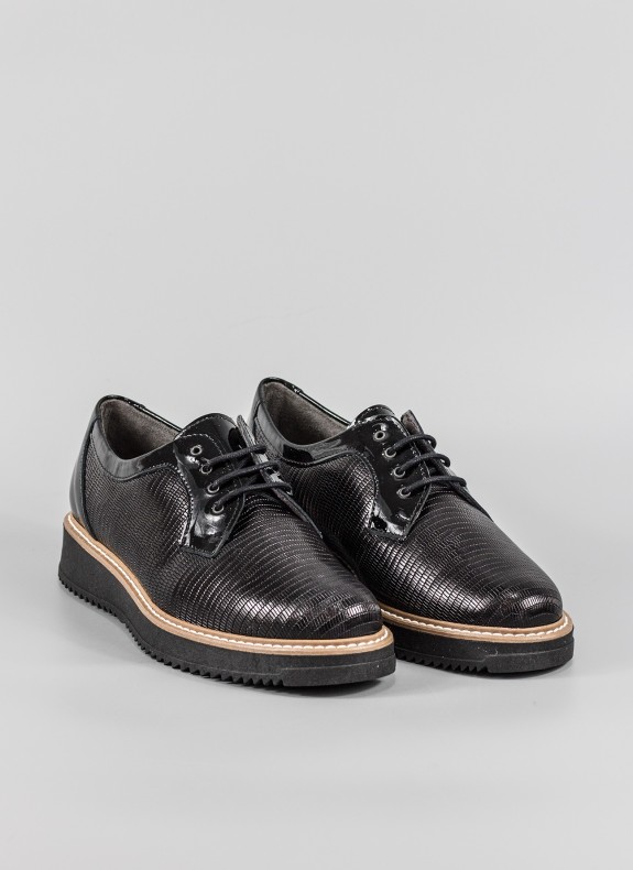 Chaussures PITILLOS de couleur noire pour femme