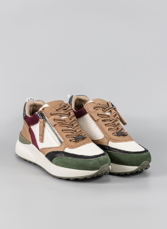 Zapatilhas CARMELA cor camel para mulher