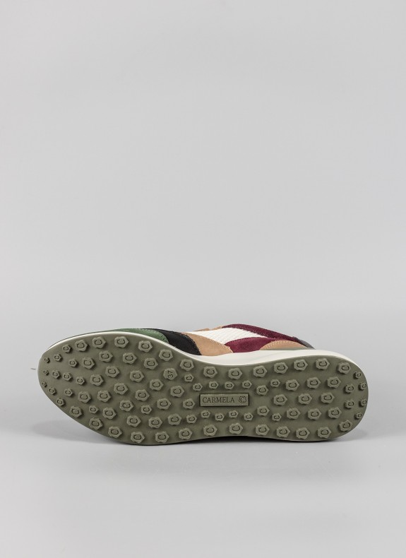 Zapatilhas CARMELA cor camel para mulher