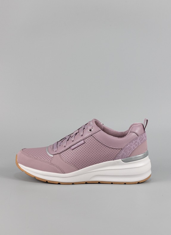 Chaussures de sport SKECHERS en rose pour femme