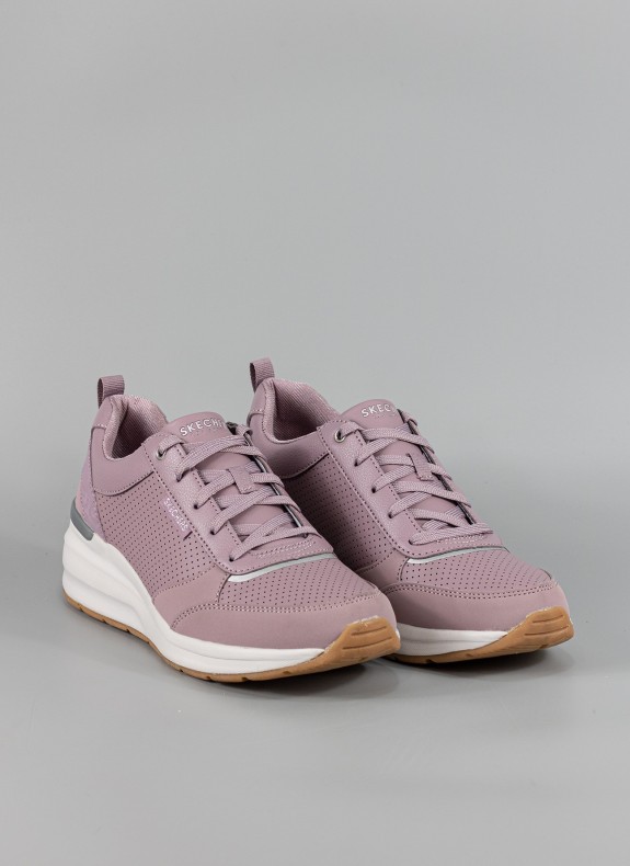 Chaussures de sport SKECHERS en rose pour femme