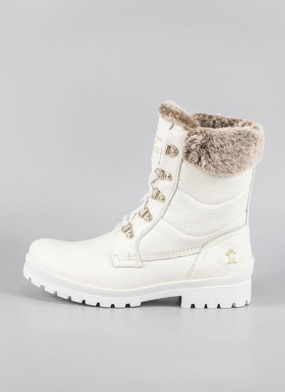 Botines PANAMA JACK en color blanco para mujer