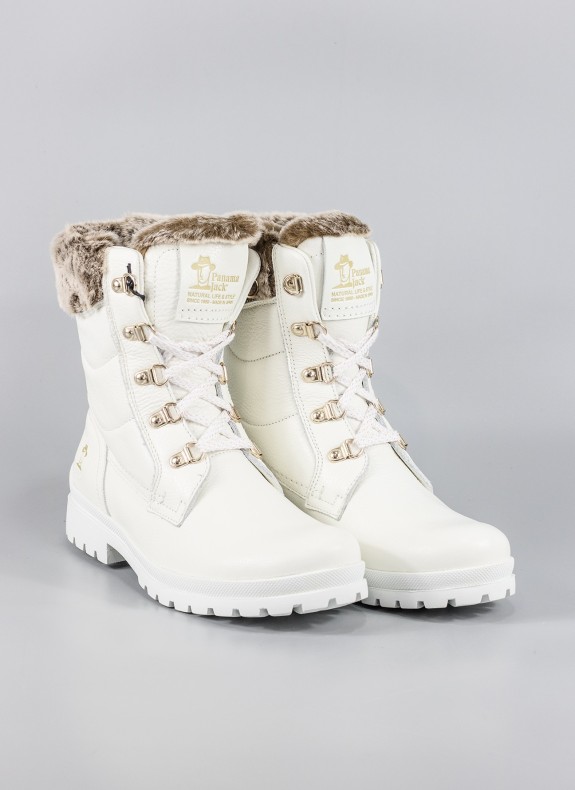 Botines PANAMA JACK em branco para mulher