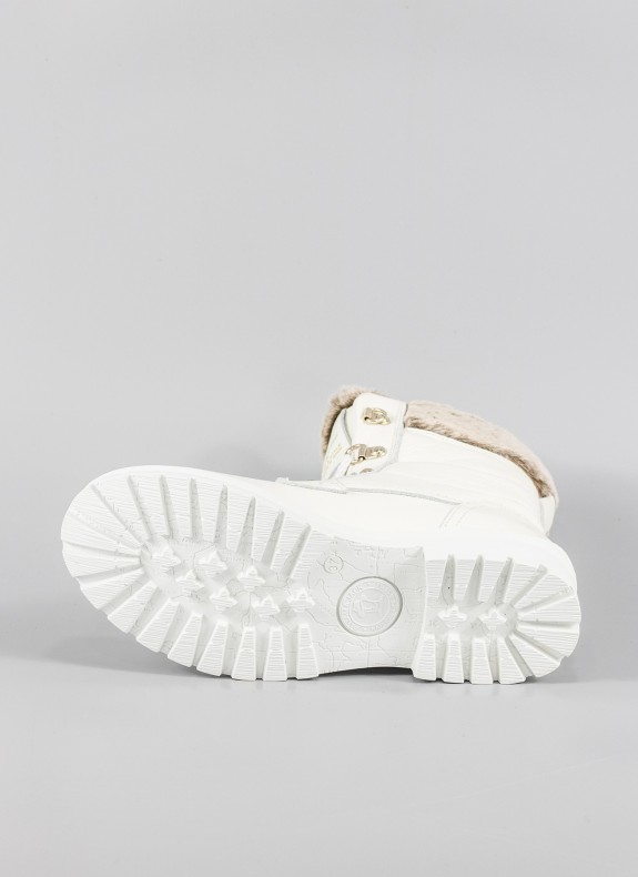 Botines PANAMA JACK en color blanco para mujer