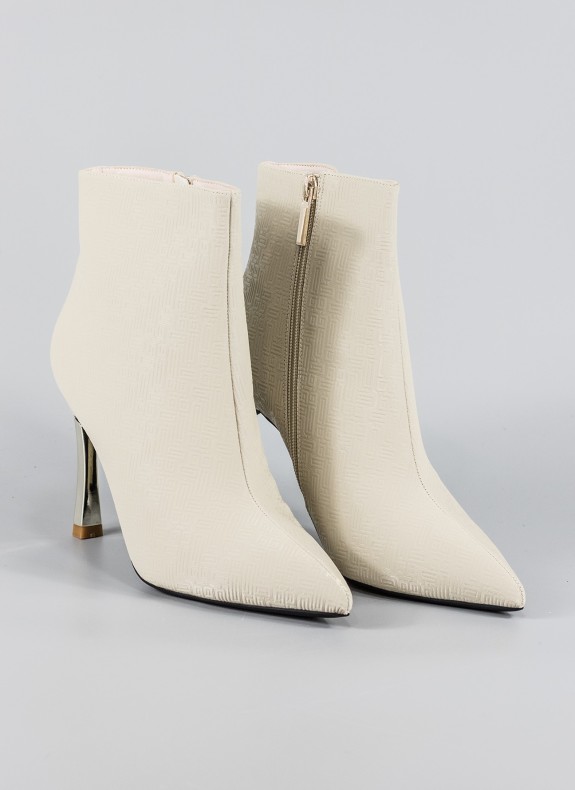 Bottines KESLEM de couleur beige pour femme