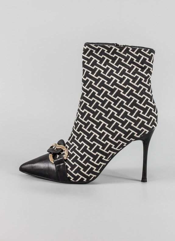 Botines KESLEM em cor preta para mulher