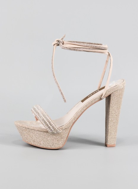 Sandale KESLEM couleur champagne pour femme