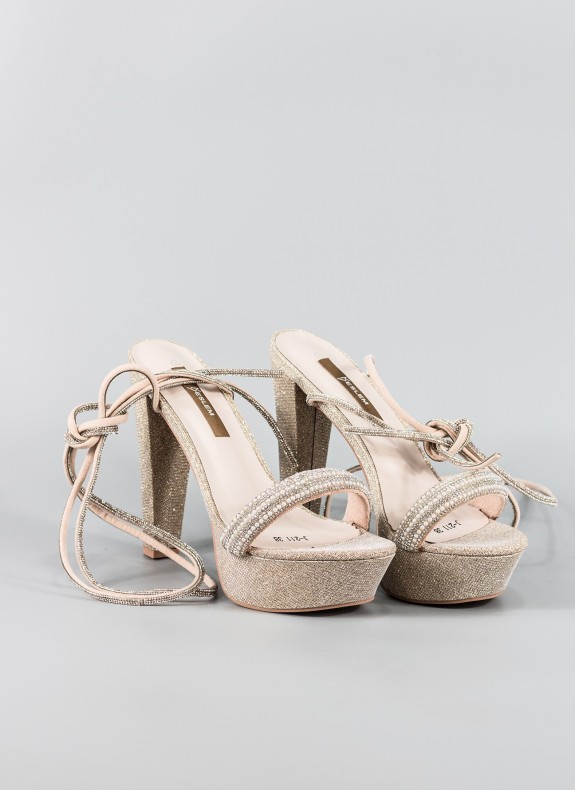 Sandale KESLEM couleur champagne pour femme