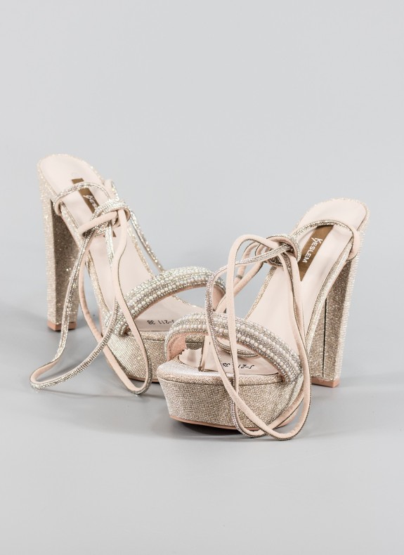 Sandale KESLEM couleur champagne pour femme