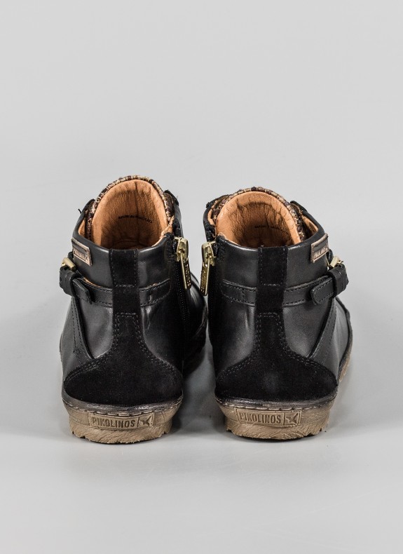 Bottes PIKOLINOS en noir pour femme