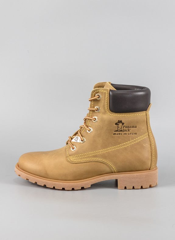 Botines PANAMA JACK en color mostaza para mujer