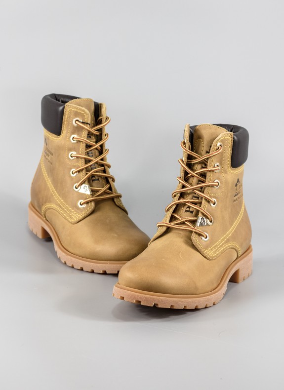 Botines PANAMA JACK em cor mostarda para mulher