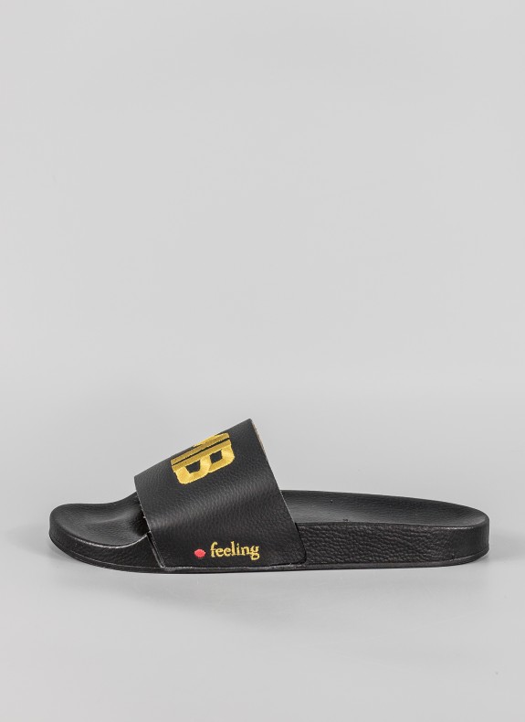 Chanclas MB-FEELING CALZADO em cor preta para homem