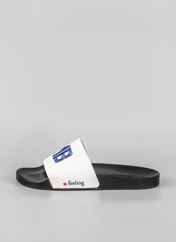 Chanclas MB-FEELING CALZADO em cor branca para homem