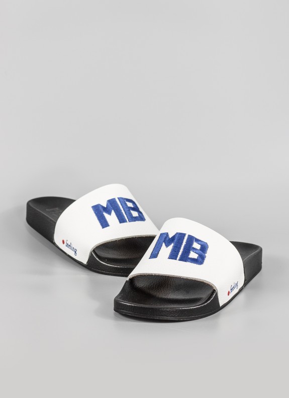 Chanclas MB-FEELING CALZADO em cor branca para homem