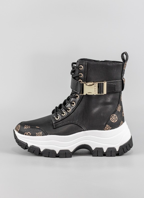 Botines GUESS em cor preta para mulher