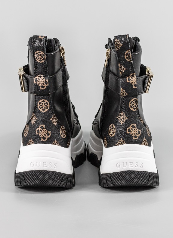Bottines GUESS de couleur noire pour femme