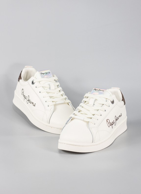 BASKETS PEPE JEANS PLS31371 BLANC