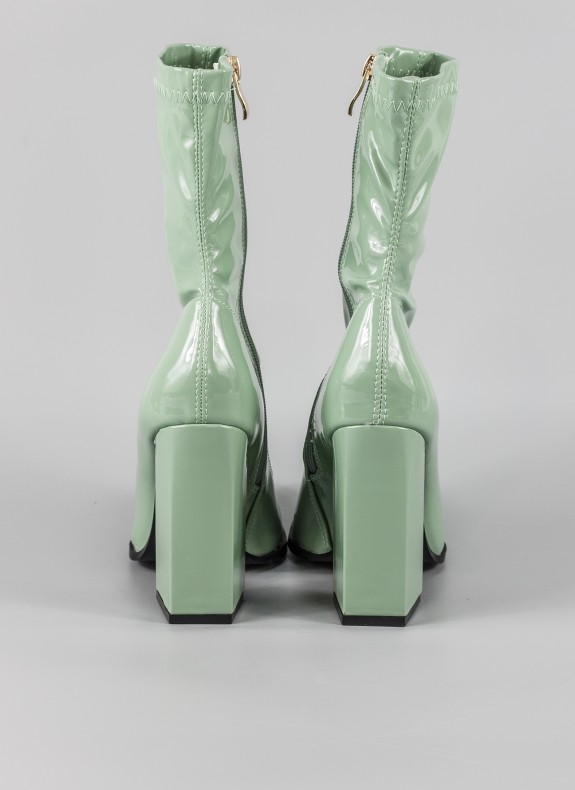 Bottines KESLEM en couleur verte pour femme