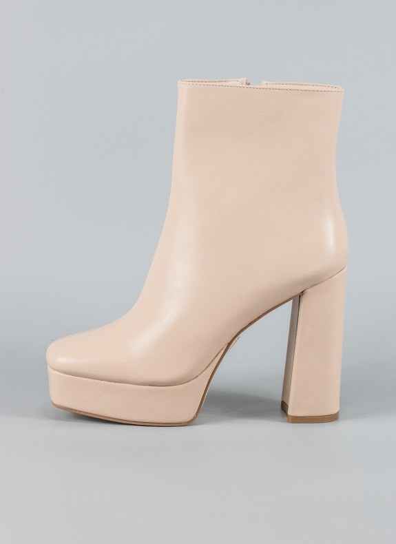 Bottines KESLEM couleur nude pour femme