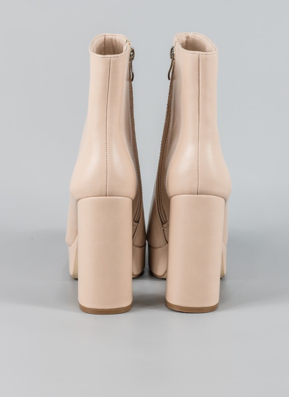 Bottines KESLEM couleur nude pour femme