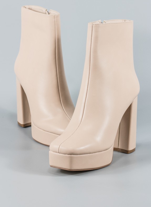 Bottines KESLEM couleur nude pour femme