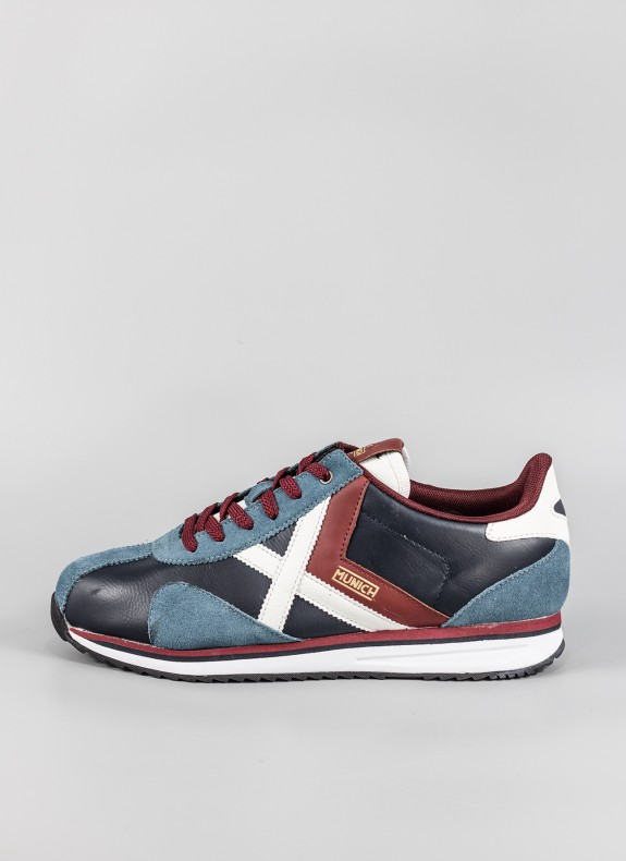 Zapatilhas MUNICH em cor marinha para homem