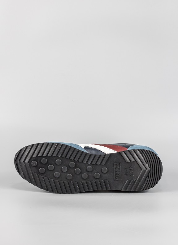 Baskets MUNICH de couleur marine pour homme
