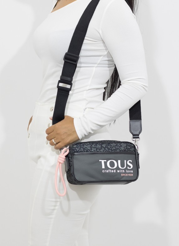 Sac bandoulière TOUS de couleur noire pour femme
