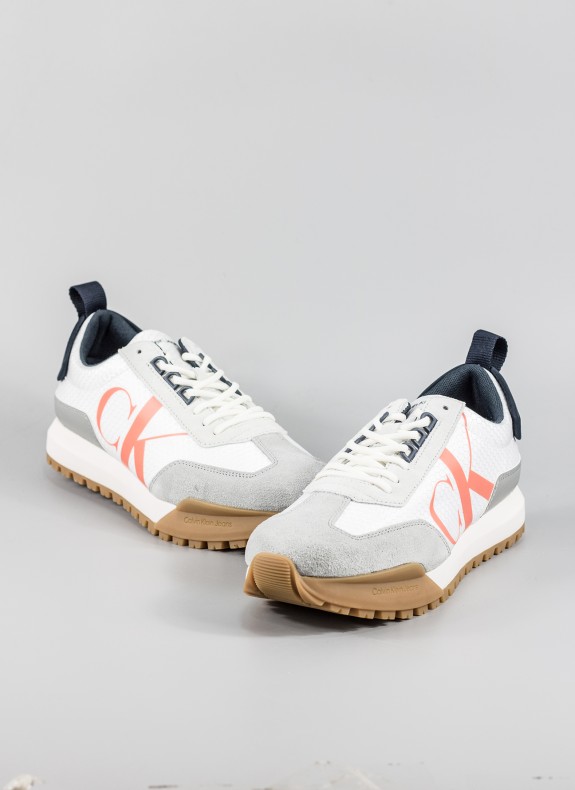 Baskets CALVIN KLEIN en blanc pour homme