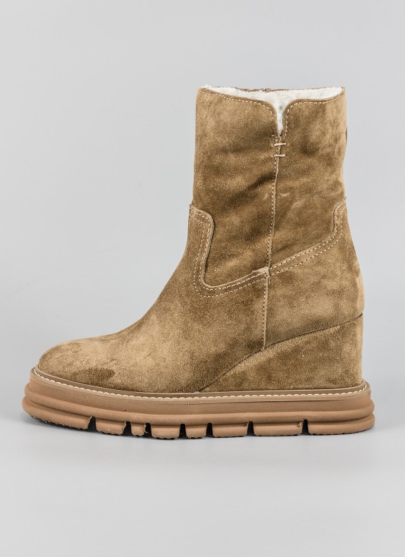 Botines ALPE cor couro para mulher