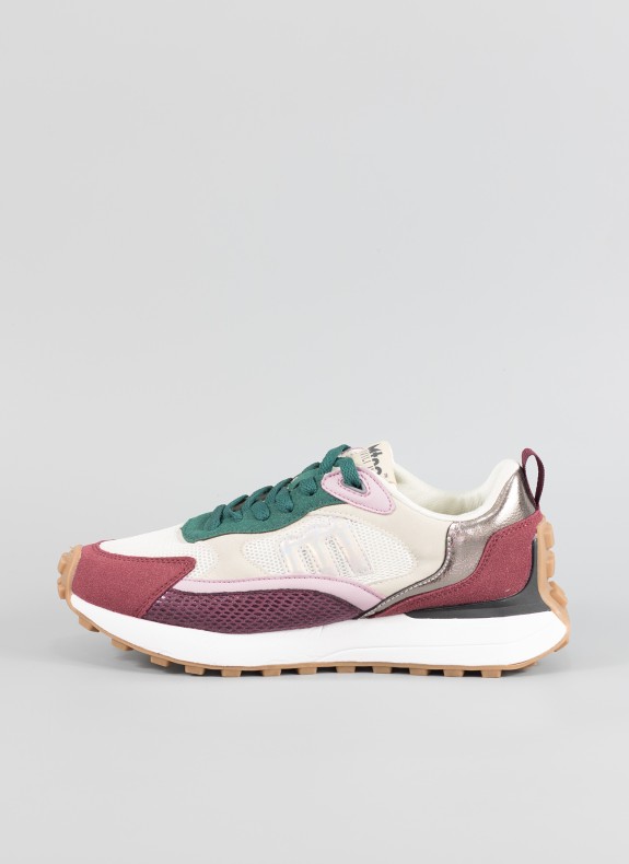 Chaussures MUSTANG en couleur bordeaux pour femme