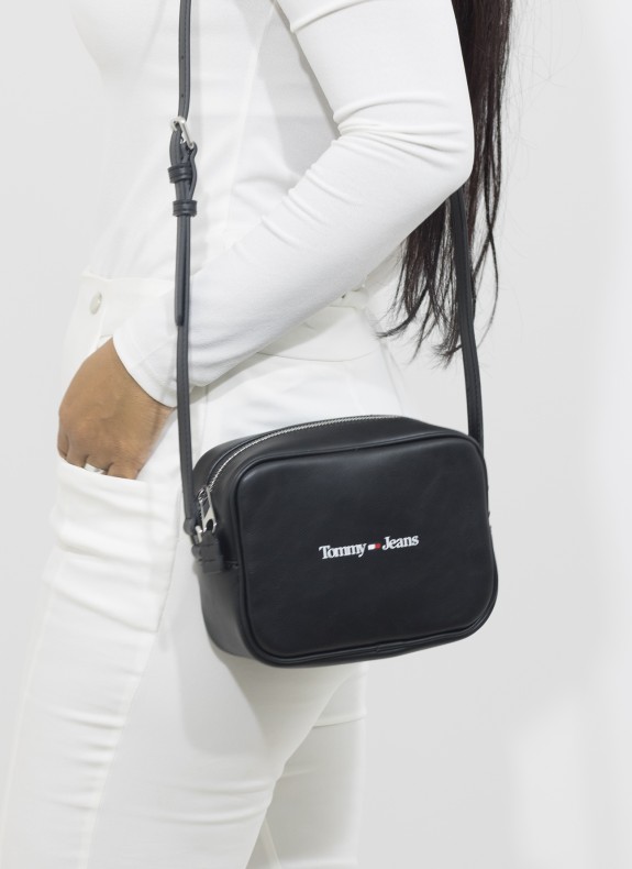 BOLSOS TOMMY HILFIGER ICONIC TOMMY CAMERA BAG NEGRO
