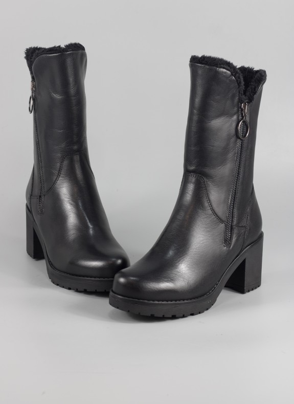 Botines GIORDA en color negro para mujer