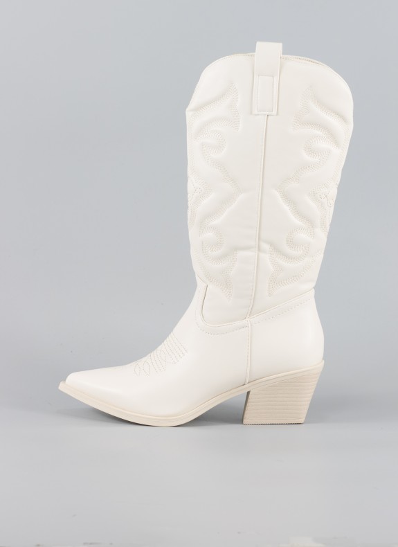 KESLEM Stiefel in beige Farbe für Damen