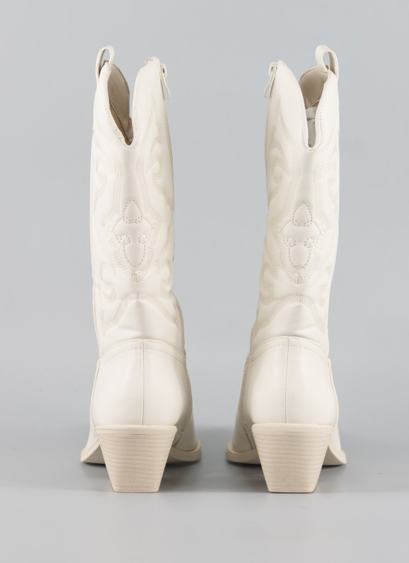 Botas KESLEM em cor bege para mulher