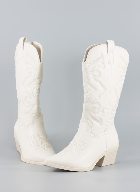 KESLEM Stiefel in beige Farbe für Damen