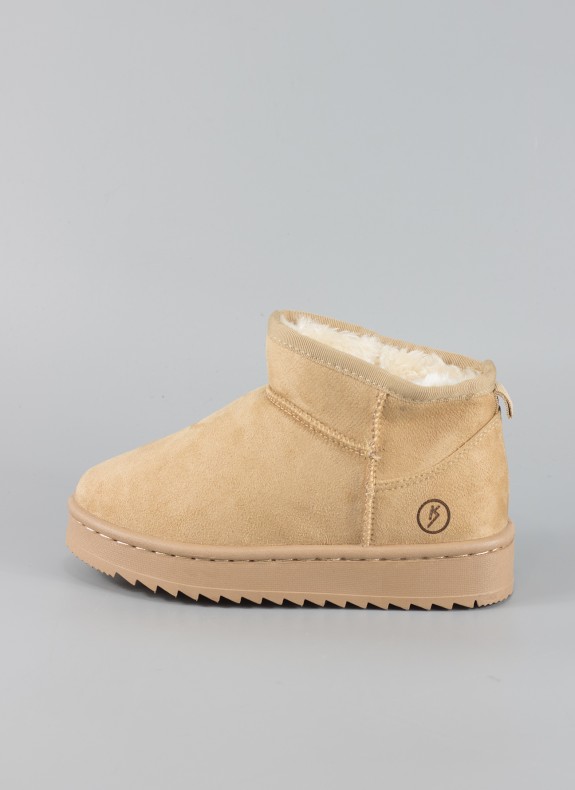 Bottines KESLEM de couleur beige pour femme