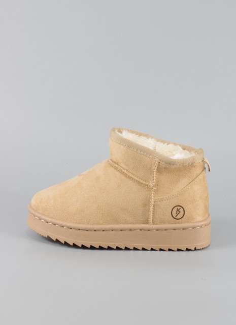 Bottines KESLEM de couleur beige pour femme