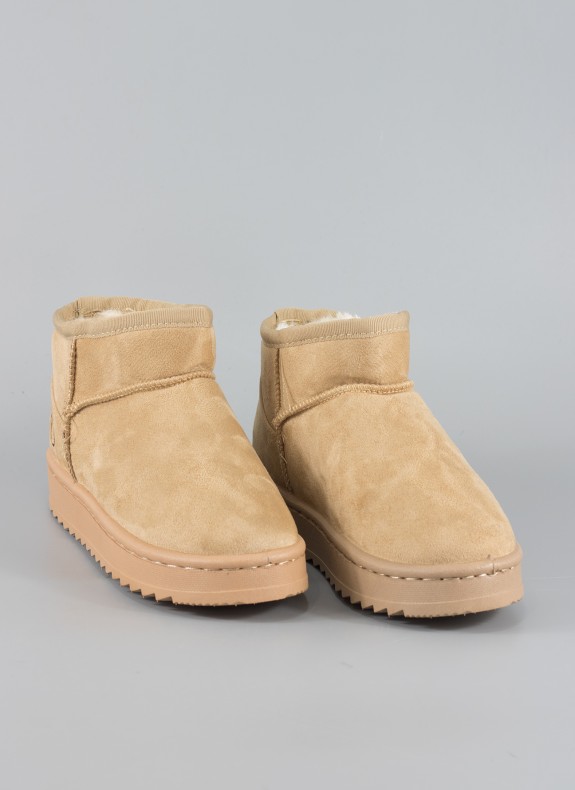 Bottines KESLEM de couleur beige pour femme