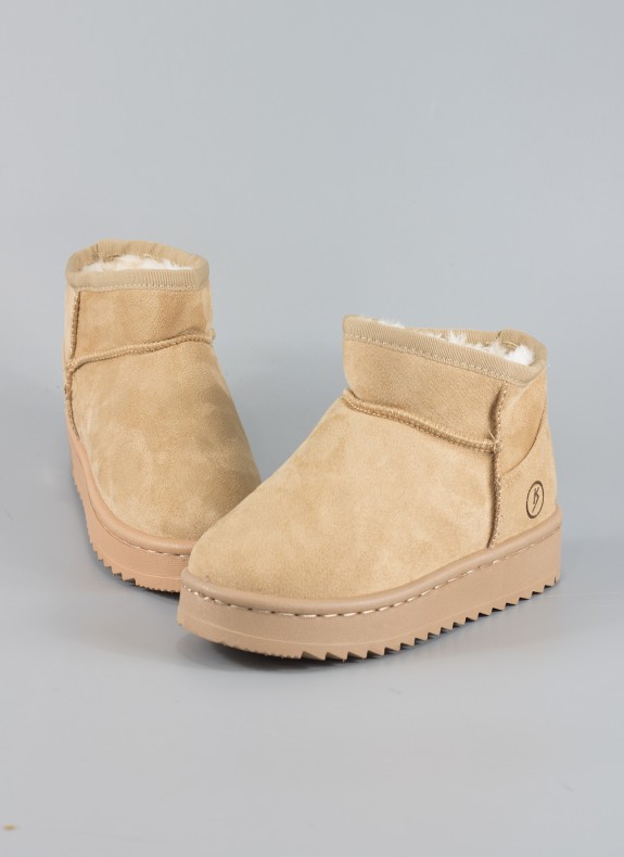 Bottines KESLEM de couleur beige pour femme